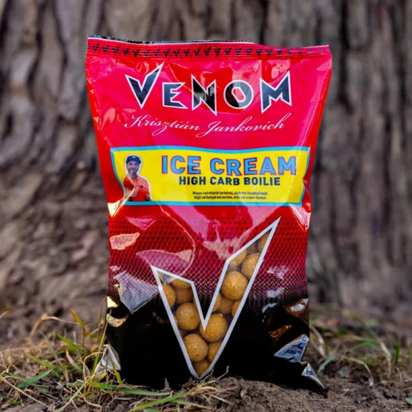 Feedermánia Venom High Carb Boilie 20mm Ice Cream Boilie de nădire 800gr