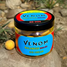   Feedermánia Venom Balanced Boilies Ice Cream 20mm Momeală de cârlig scufundătoare