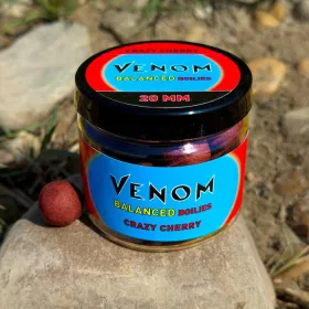   Feedermánia Venom Balanced Boilies Crazy Cherry 16mm Momeală scufundătoare pentru cârlig 100gr