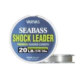   Varivas Sea Bass Shock Leader Fluorocarbon 30m 0,370mm 20lb Fir de forfac Fluorocarbon