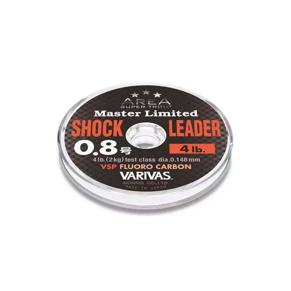Varivas ShockLeader Fluorocarbon Trout Area VSP 30m 0,128mm 3lb Înaintaș de Fluorocarbon