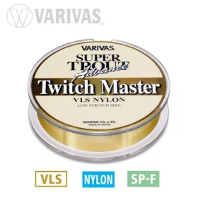   Fir Principal Monofil Varivas Super Trout Twitch Master 100m 0,128mm 3lb Gold