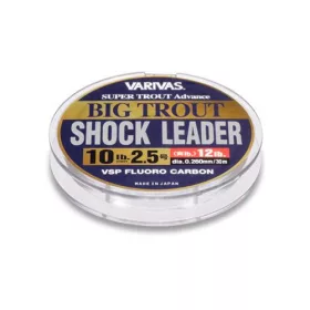  Varivas Big Trout ShockLeader Fluorocarbon VSP 30m 0,330mm 16lb Fir lider Fluorocarbon