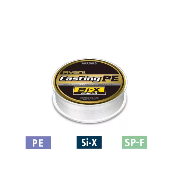 Fir textil (trecător) Varivas Avani Casting PE Si-X X8 300m #10 0,520mm 140lb