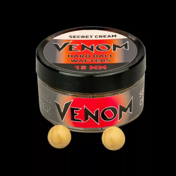Feedermánia Venom Hard Ball Wafters 15mm Secret Cream Boilie de nădire