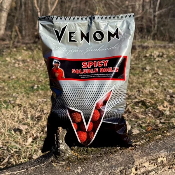 Venom Soluble Boilie 20mm Spicy Boilie Solubil 900gr