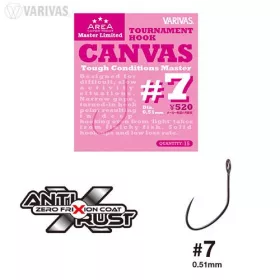   Cârlig Fără Barbă Varivas Super Trout Area Tournament Canvas #7 Tough Condition Master 15 bucăți