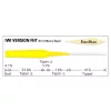 Varivas Forfac Conic Tapered Leader IWI FHT 6X 4,87m 0,125-0,44mm Fir Forfac Fly Fishing