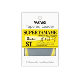  Varivas Tapered Leader Super Yamame Flat Butt ST 4,57m 0,128mm 6X Flash Yellow Lider de muscă