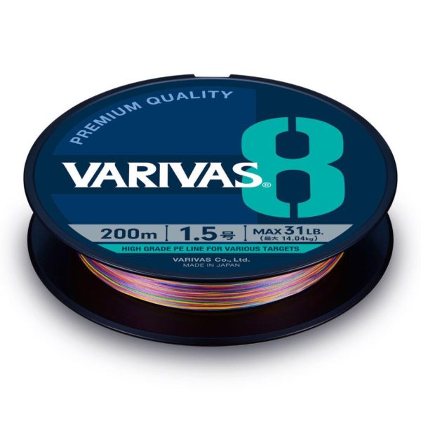 Varivas PE 8 Marking Edition 150m #1,5 0,205mm 31lb Vivid 5 Color Linie principală împletită