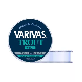 Varivas Trout 100m 0,185mm 5lb Fir principal monofil Natural