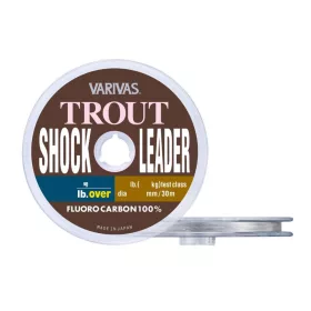   Varivas Păstrăv ShockLeader Fluorocarbon 30m 0,165mm 4lb Fluorocarbon Fir de înaintaș