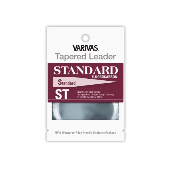 Varivas Vârf de Forfac Conic Tapered Leader Standard ST Fluorocarbon 0X 2,74m 0,290-0,55mm Forfac de Fly Fishing