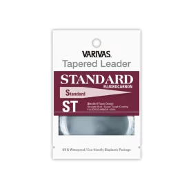   Varivas Forfac conic Tapered Leader Standard ST Fluorocarbon 5X 2,74m 0,160-0,50mm Fir de forfac pentru muscă
