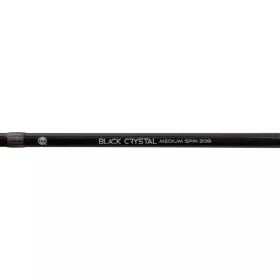   Lansetă de spinning Mikado Black Crystal M Spin 6-26gr 2,23m 2 Piese