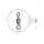 Nytro Connex Mixed-Eye Mini Feeder Swivel 8 Vârtelniță 10buc