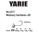 Yarie 617 Mebary Barbless 9 0,85gr Cap Jig 5db