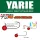 Yarie 645 Ajibaku Red 8 1,0gr Jig Head 4buc