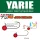 Yarie 646 Ajibaku Red 6 3,0gr Cap Jig 4buc