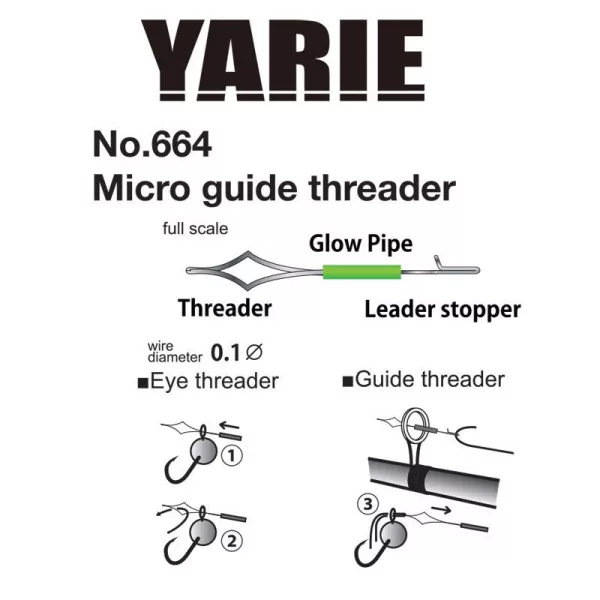 Yarie Micro Guide Threader Ac de înfilare 2 buc