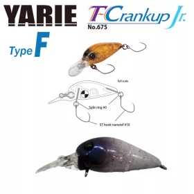  Yarie T-Crankup Jr 675 Tip F 2,8cm 1,8gr C31 Variation Vobler
