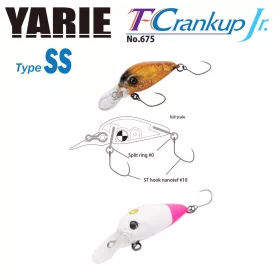   Yarie 675 T-Crankup Jr Tip SS 2,8cm 2,1gr C25 Siro Pino Vobler