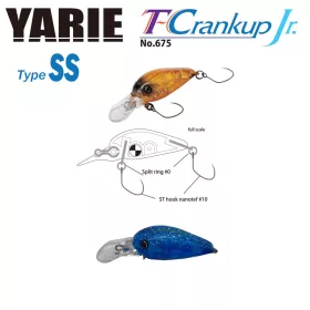   Yarie T-Crankup Jr 675 Tip SS 2,8cm 2,1gr C32 IT Albastru Wobbler