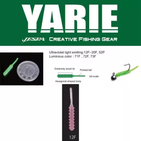   Yarie Amibaits 691 2,3cm 12F Clear Pink Nalucă de Cauciuc 14buc