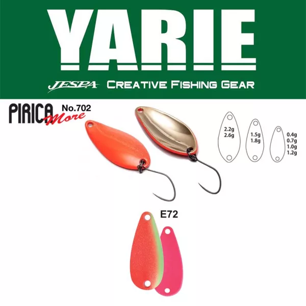Yarie 702 Pirica More 1,5gr E72 Kids Plum Lingură Rotativă