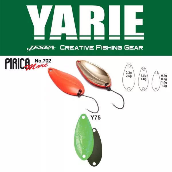 Yarie 702 Pirica More 1,5gr Y75 Green Hololumelume Lingură Ondulată