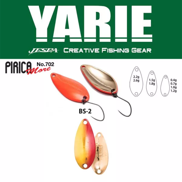 Yarie 702 Pirica More 1,8gr BS-2 Red/Gold Lingură Cadențată