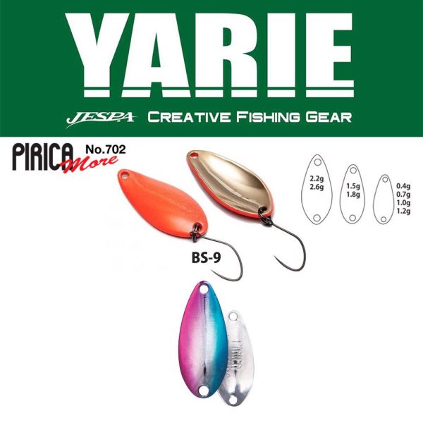 Yarie 702 Pirica More 2,2gr BS-9 Blue/Pink Linguriță oscilantă