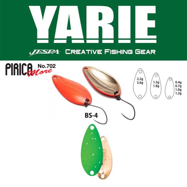 Yarie 702 Pirica More 2,6gr BS-4 Lime Glitter Lingură Rotativă