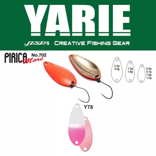 Yarie 702 Pirica More 2,6gr Y78 Shiropino Lingură Ondulantă