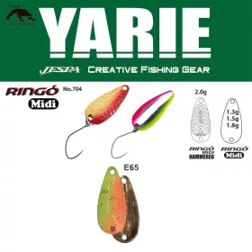   Yarie 704 Ringo Midi 1,8gr E65 Second Lemon Lingură oscilantă