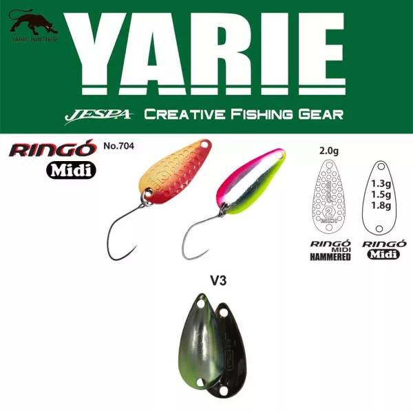 Yarie 704 Ringo Midi 1,8gr V3 Ayu Lingură Rotativă
