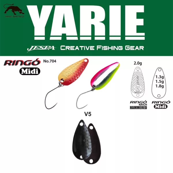 Yarie 704 Ringo Midi 1,8gr V5 D6 Linguriță Vibratoare