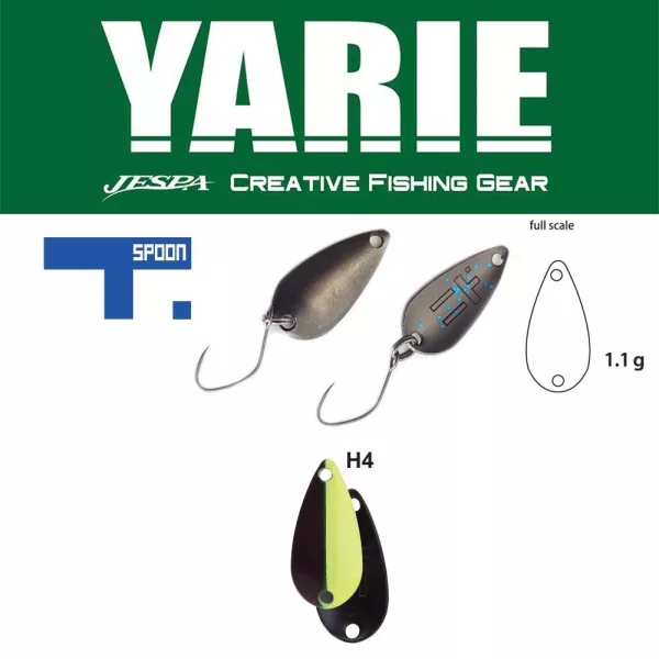Yarie 706 T-Spoon 1,1gr H4 KM Haif Lingură Vibratoare