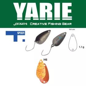 Yarie 706 T-Spoon 1,1gr H6 Daidai Squash Lingură Spinner