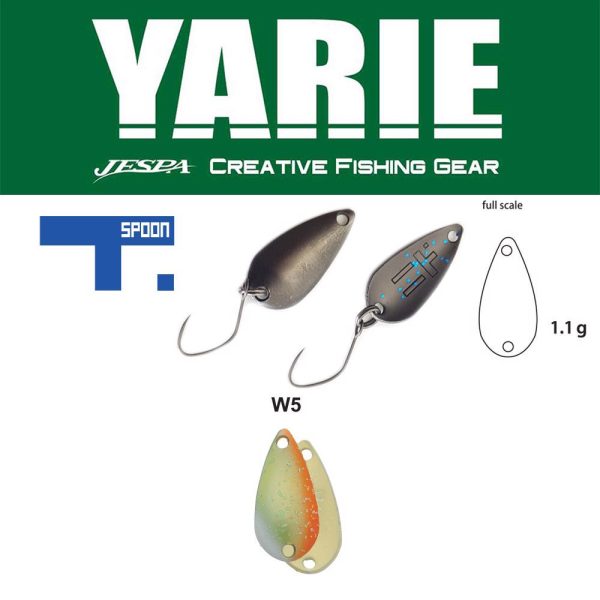 Yarie 706 T-Spoon 1,1gr W5 Melon Short Lingură Spinner