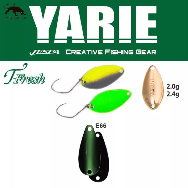 Yarie 708T T-Fresh 2,0gr E66 Fits Green Lingură