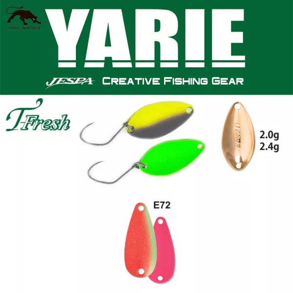 Yarie 708T T-Fresh 2,0gr E72 Kids Plum Lingură Oscilantă