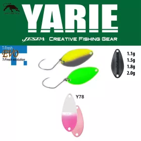   Yarie 710T T-Fresh Evo 1,5gr Y78 Shiropino Lingură Rotativă
