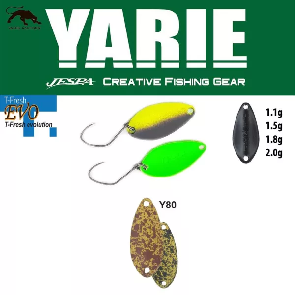 Yarie 710T T-Fresh Evo 1,5gr Y80 Karasi Spice Lingură Rotativă