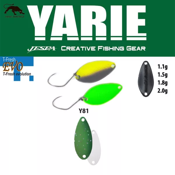 Yarie 710T T-Fresh Evo 1,5gr Y81 Cucumber Lingură Rotativă