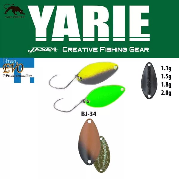Yarie 710T T-Fresh Evo 1,8gr BJ-34 Bahun Uni Linguriță