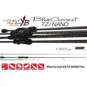   Yamaga Blanks Blue Current 83TZ Nano Flex 2,52m 1,5-8gr 2 Bucăți Lansetă Spinning