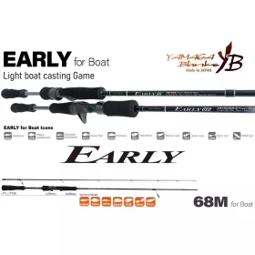   Yamaga Blanks Early Boat 68M 2,05m 7-32gr Lansetă de spinning din 2 bucăți