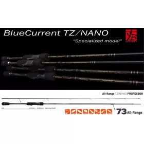   Yamaga Blanks Blue Current 73ALl Range TZ-Nano Professor 2,22m 0,5-12gr Lansetă de spinning din 2 bucăți