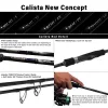 Yamaga Blanks Calista 79MMH/AG 2,38m 35gr Lansetă de spinning din 2 bucăți